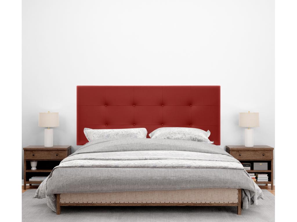 Headboard - Pin, Simili - Red - 140x190 cm