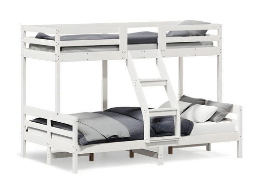 Bed - Wood - White - 120x200 cm