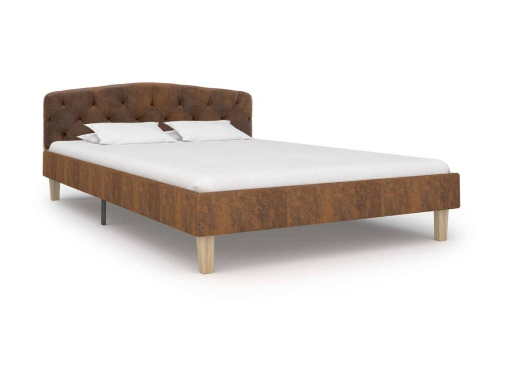 Bed - Wood - Natural - 120x200 cm