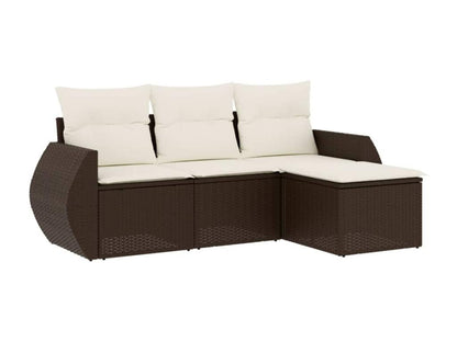 Outdoor Patio Set - Résine - Brown