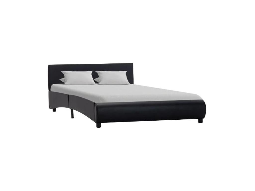 Bed - Simili - Black - 140x200 cm