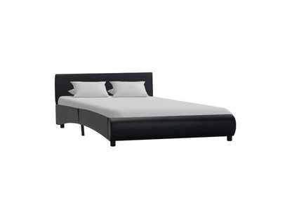 Bed - Simili - Black - 140x200 cm