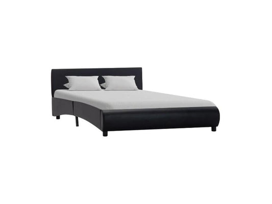 Bed - Simili - Black - 140x200 cm