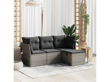 Outdoor Patio Set - Résine - Gray
