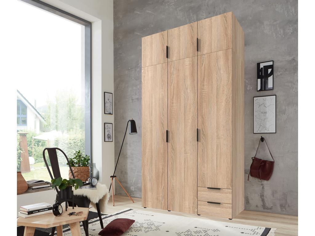 Wardrobe - Engineered Wood, Wood - Natural