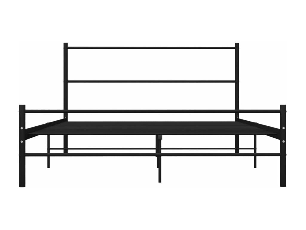 Bed Frame - Metal - Black - 140x200 cm