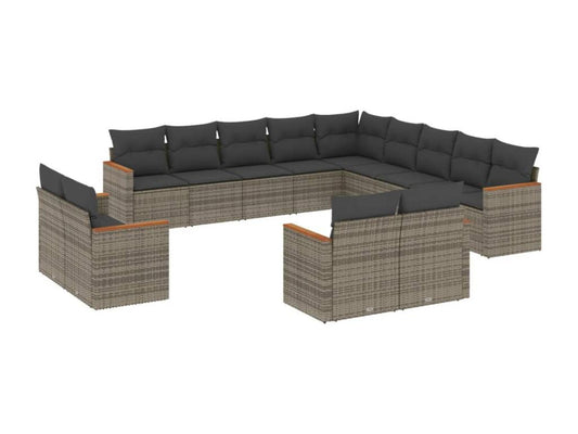 Outdoor Patio Set - Résine - Gray