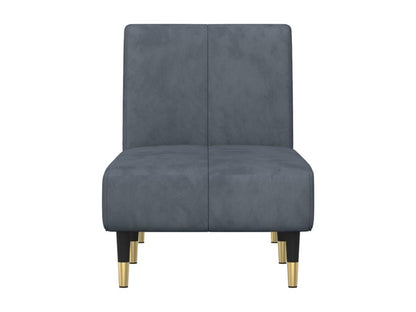 Chair - Velvet - Gray