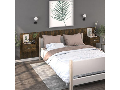 Nightstand Set - Wood - Brown