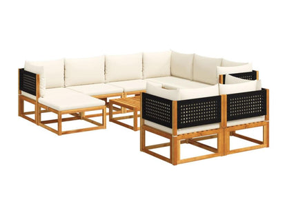 Outdoor Patio Set - Résine - Beige