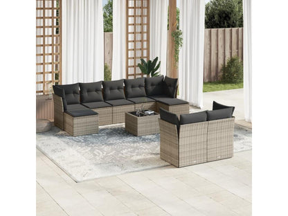 Outdoor Patio Set - Résine - Beige