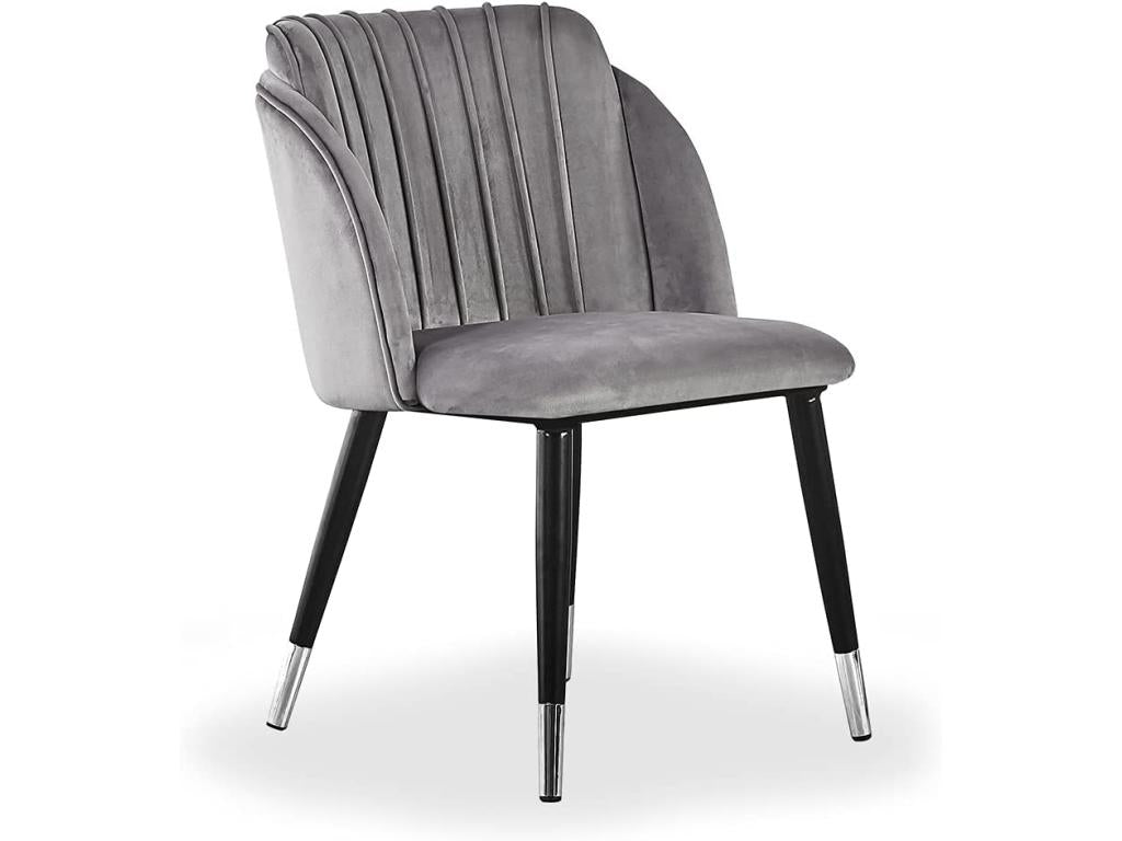 Chair - Velvet - Gray