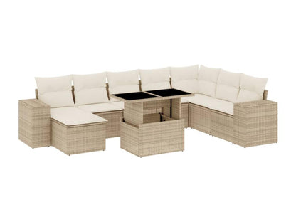 Outdoor Patio Set - Résine - Brown