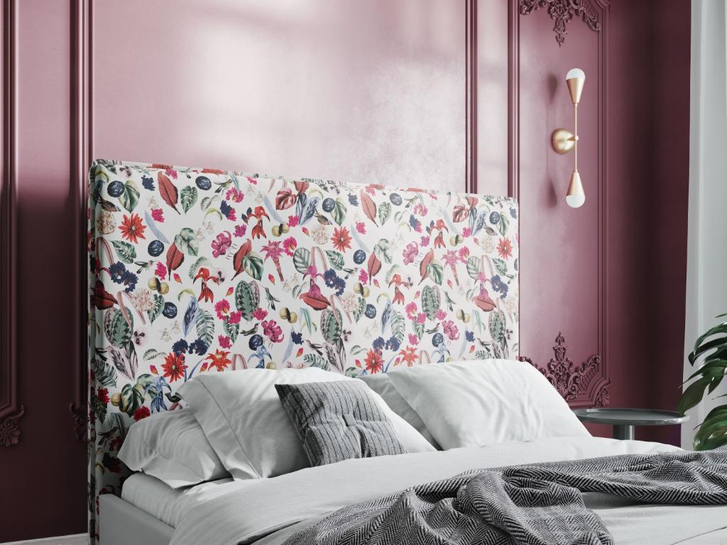 Headboard - Velvet - Multicolor - 140x120 cm