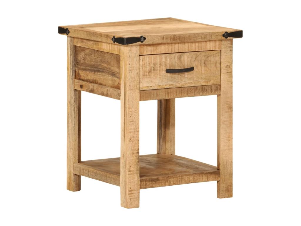 Nightstand - Wood - Multicolor - 40x50 cm