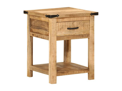 Nightstand - Wood - Multicolor - 40x50 cm