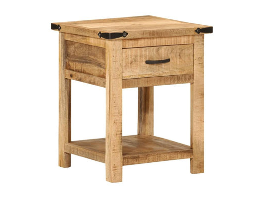 Nightstand - Wood - Multicolor - 40x50 cm