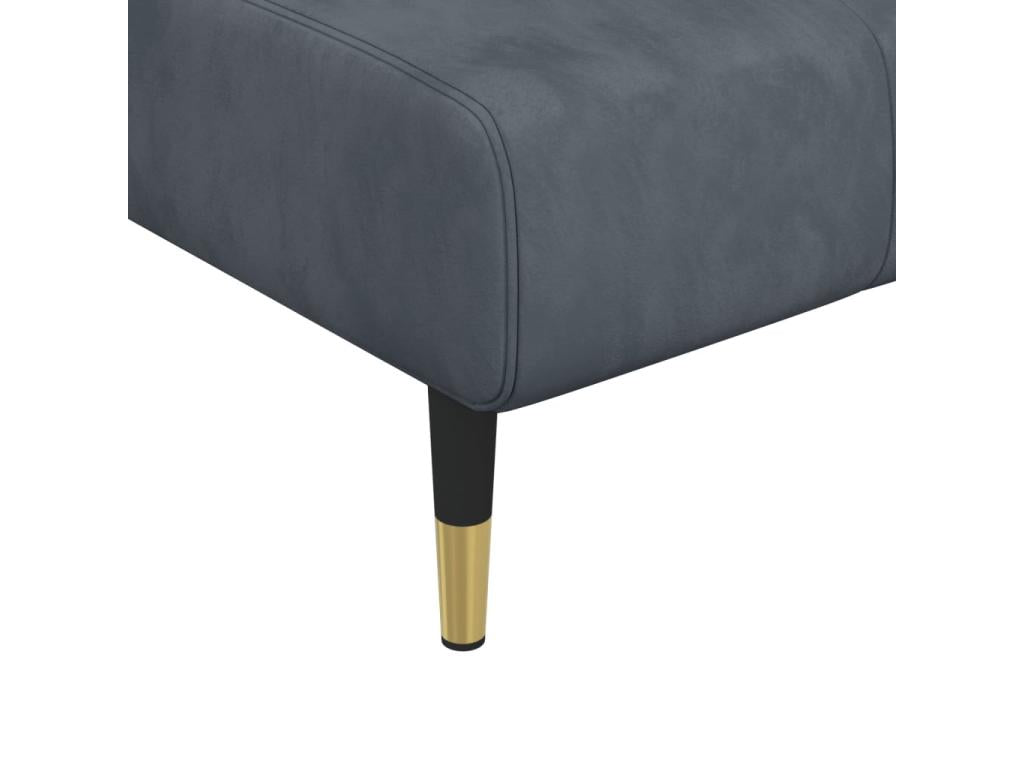 Chair - Velvet - Gray