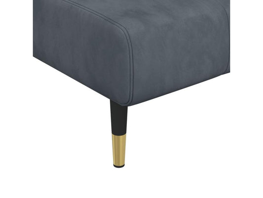 Chair - Velvet - Gray