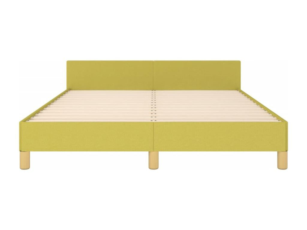 Bed Frame - Polyester - Green - 160x200 cm