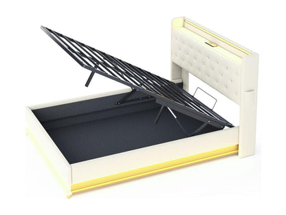 Headboard - Velvet - Beige - 140x200 cm