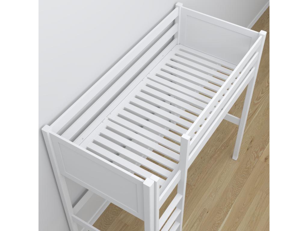 Bed - Pin - White - 120x200 cm