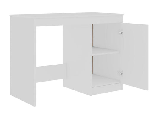 Table - Wood - White - 50x76 cm