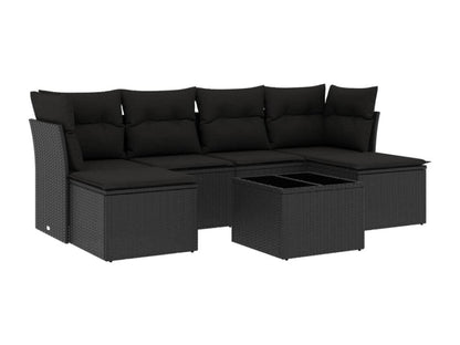 Outdoor Patio Set - Résine - Black