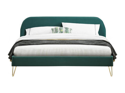 Bed Frame - Wood - Green - 140x190 cm