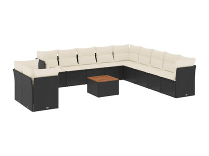 Outdoor Patio Set - Résine - Black
