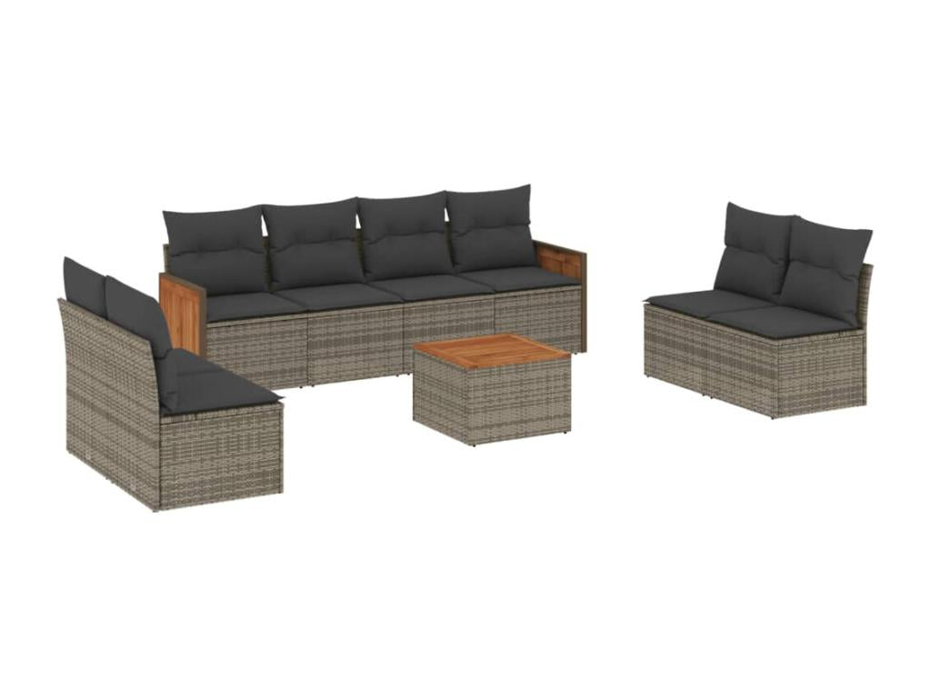 Outdoor Patio Set - Résine - Beige