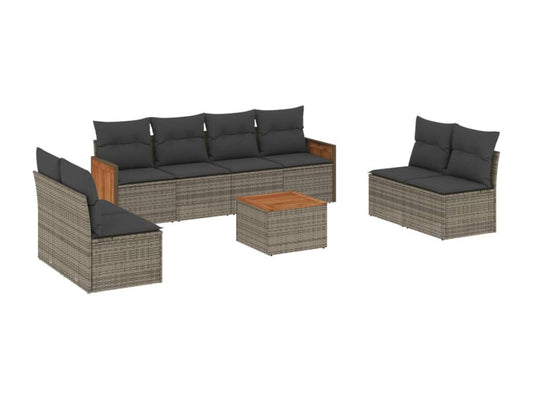 Outdoor Patio Set - Résine - Beige