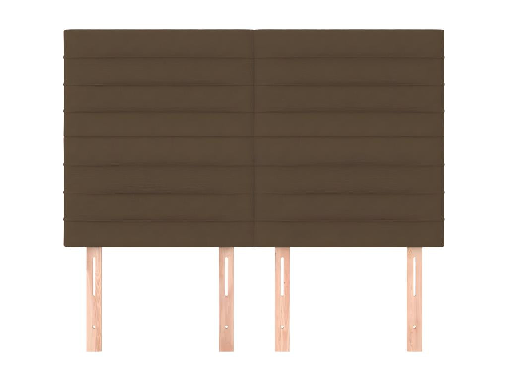 Bed - Polyester - Brown - 140x190 cm