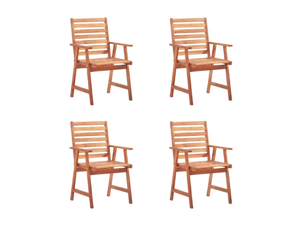 Chair Set - Wood - Black