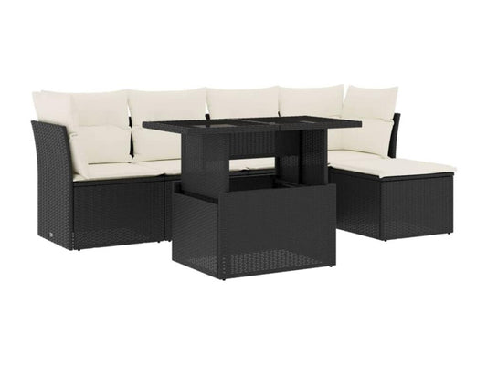 Outdoor Patio Set - Résine - Black