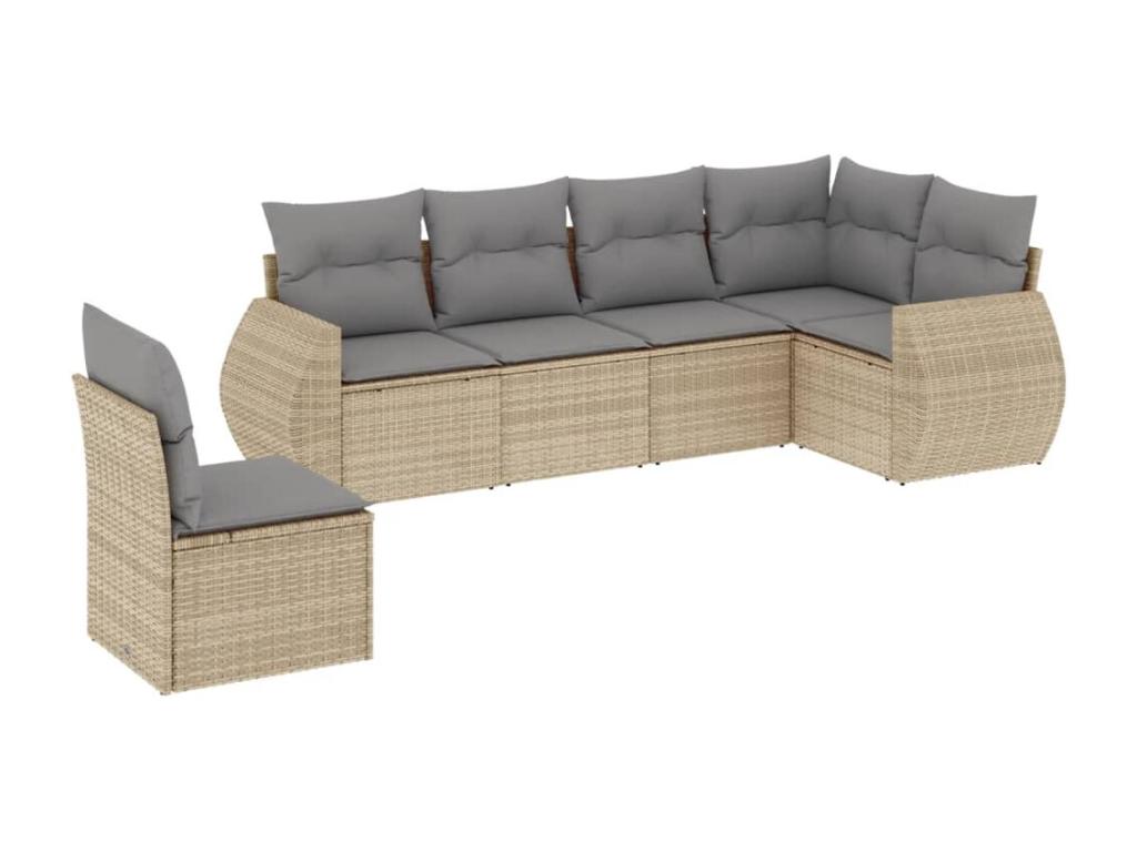 Outdoor Patio Set - Résine - Beige