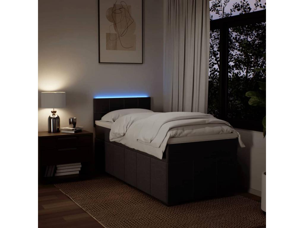 Mattress - Engineered Wood, Wood - Brown - 80x200 cm