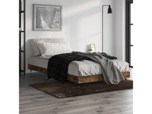 Bed Frame - Wood - Brown - 90x200 cm