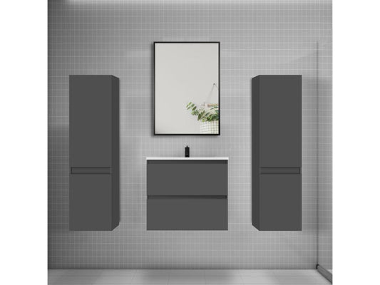 Mirror - Engineered Wood, Wood - Gray