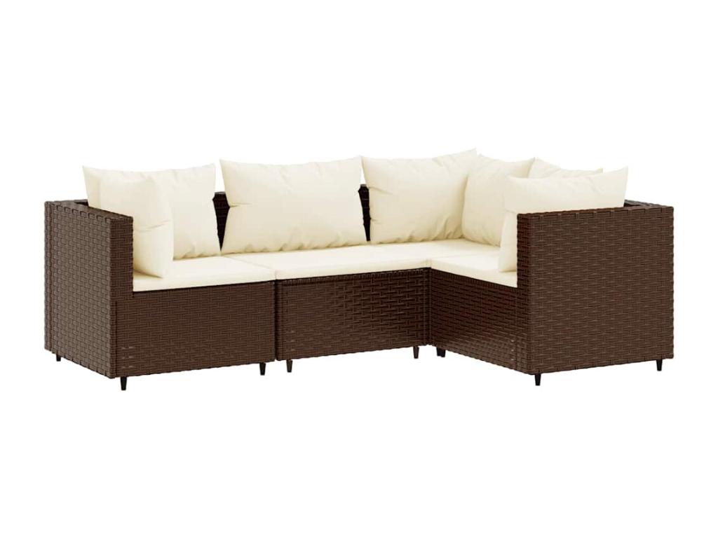 Outdoor Patio Set - Résine - Black