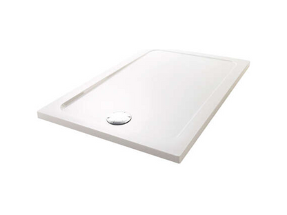 Shower Tray - Rectangular - Ceramic - White - 90x76 cm