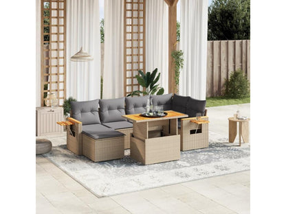 Outdoor Patio Set - Résine - Brown