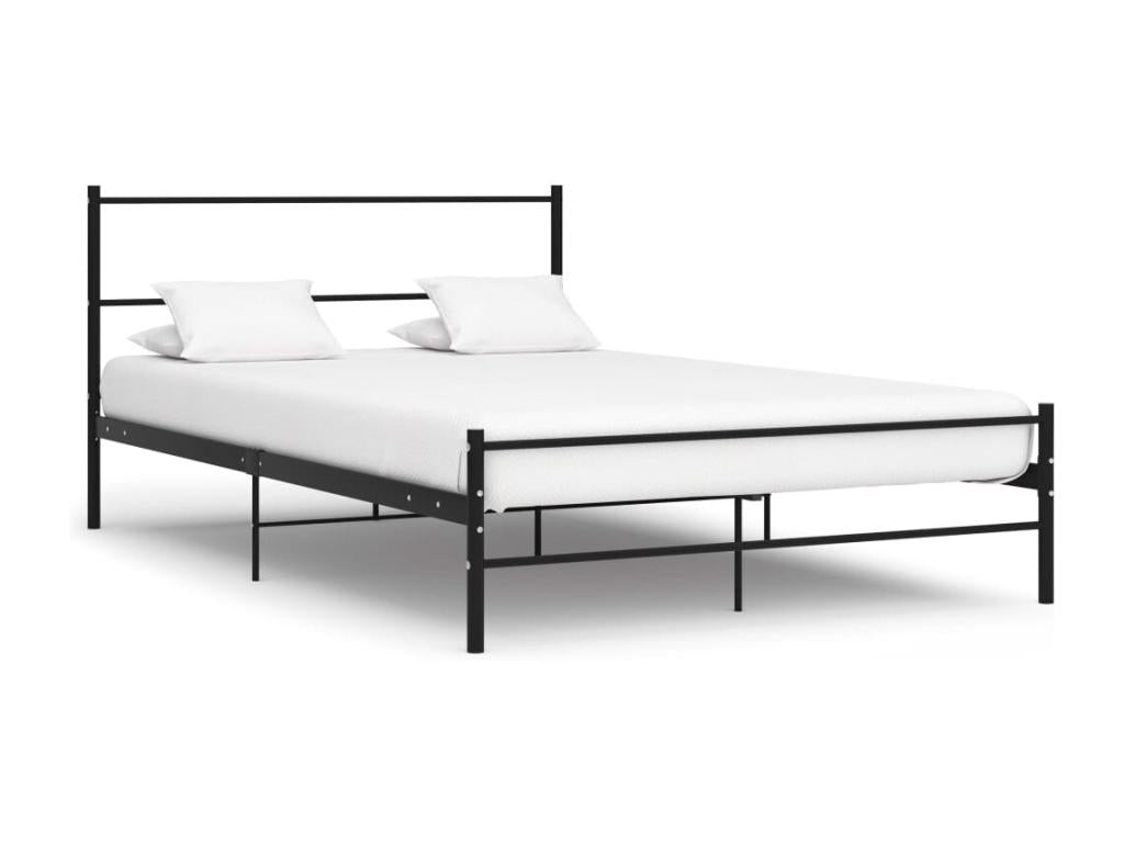 Bed Frame - Metal - Black - 140x200 cm
