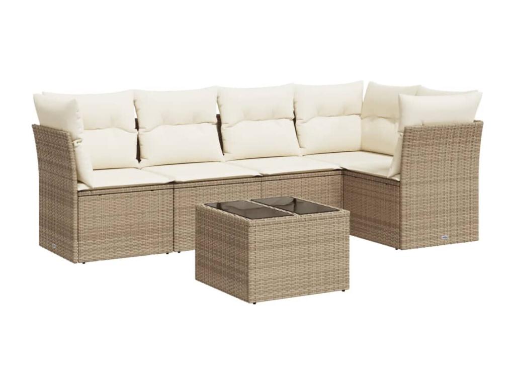 Outdoor Patio Set - Résine - Beige