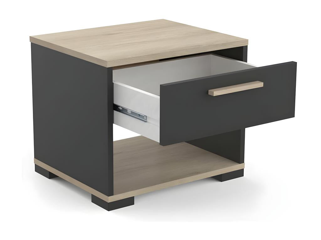 Nightstand - Engineered Wood, Wood - Brown