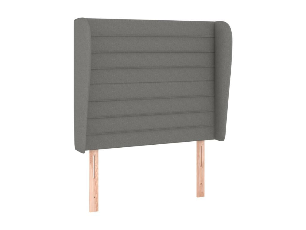 Headboard - Wood - Gray - 90x190 cm