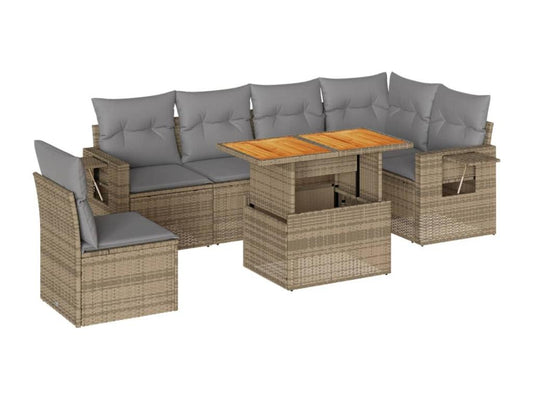 Outdoor Patio Set - Polyester - Black