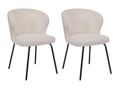 Chair Set - Velvet - Crème