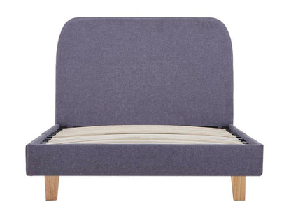 Bed - Wood - Gray - 90x200 cm