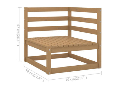 Outdoor Patio Set - Wood - White